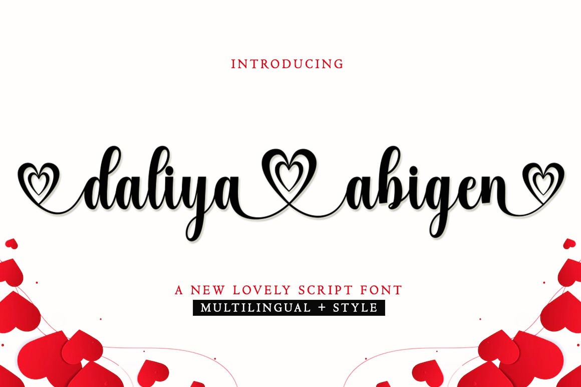 フォント Daliya Abigen