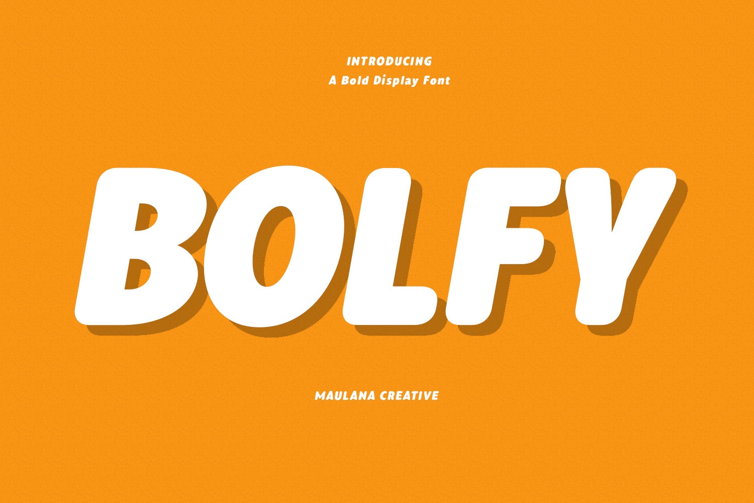 フォント Bolfy