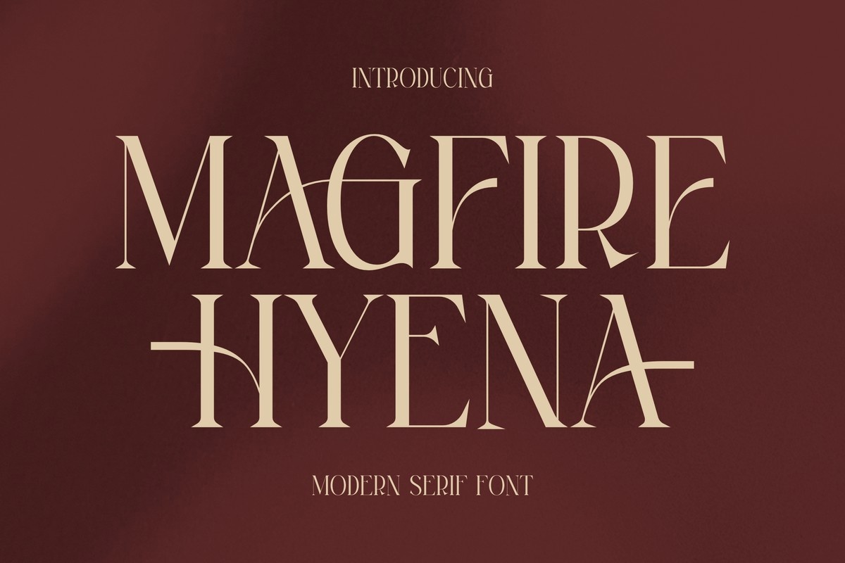 フォント Magfire Hyena