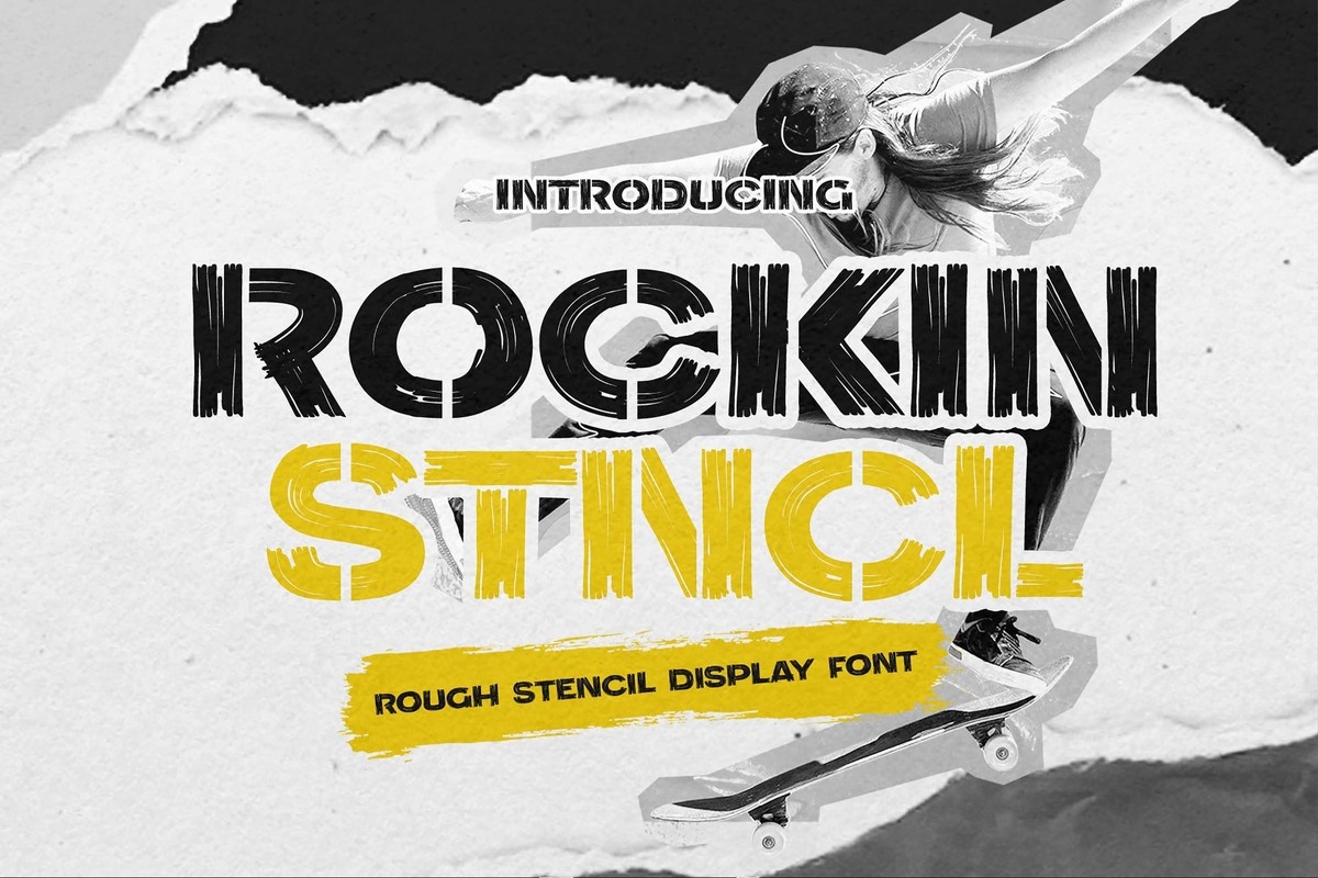 フォント Rockin Stncl