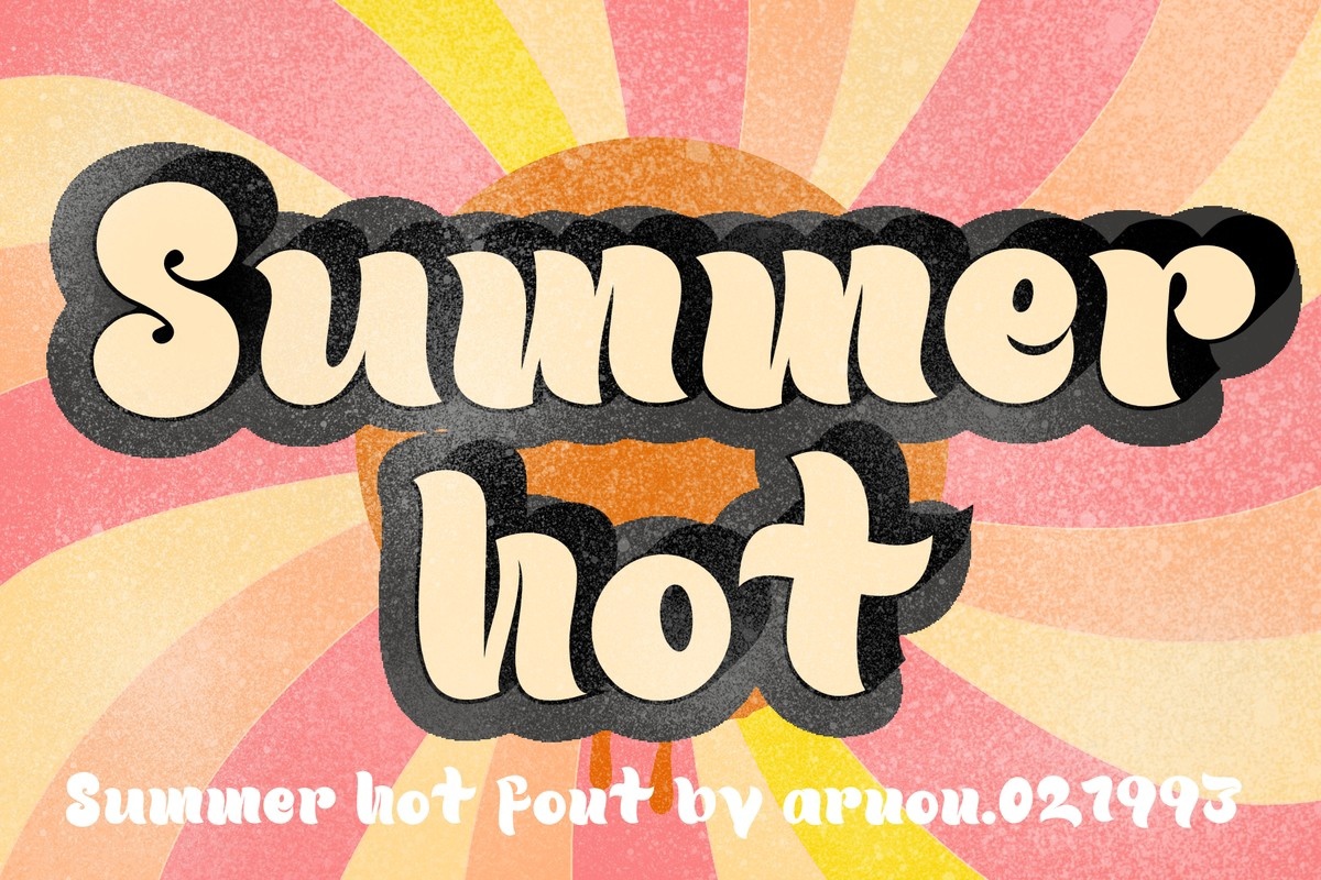 フォント Summer Hot