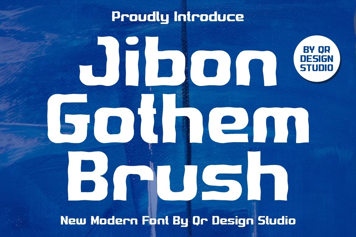 フォント Jibon Gothem Brush