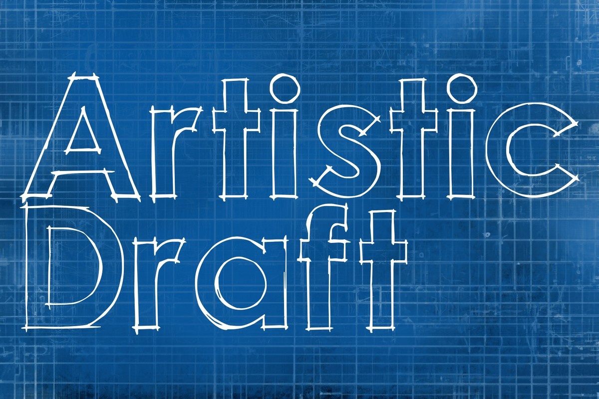 フォント Artistic Draft
