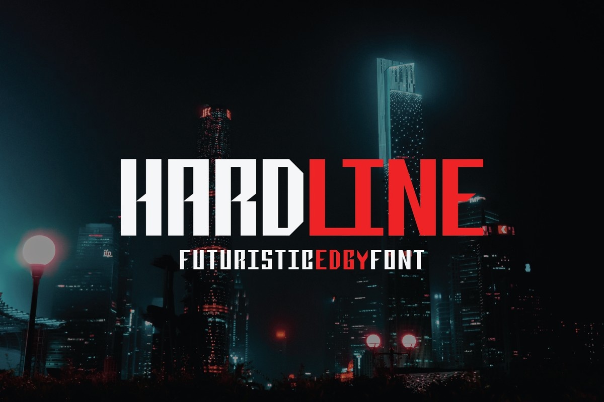 フォント Hardline