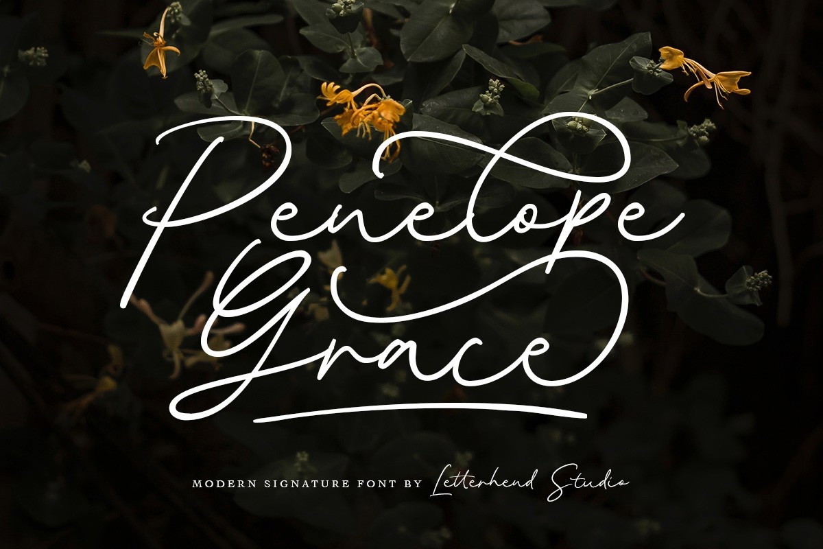 フォント Penelope Grace