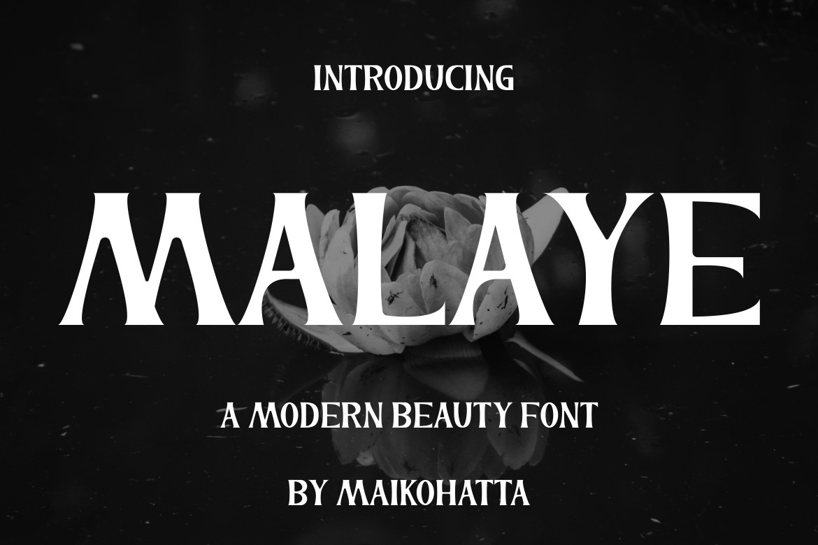 フォント Malaye