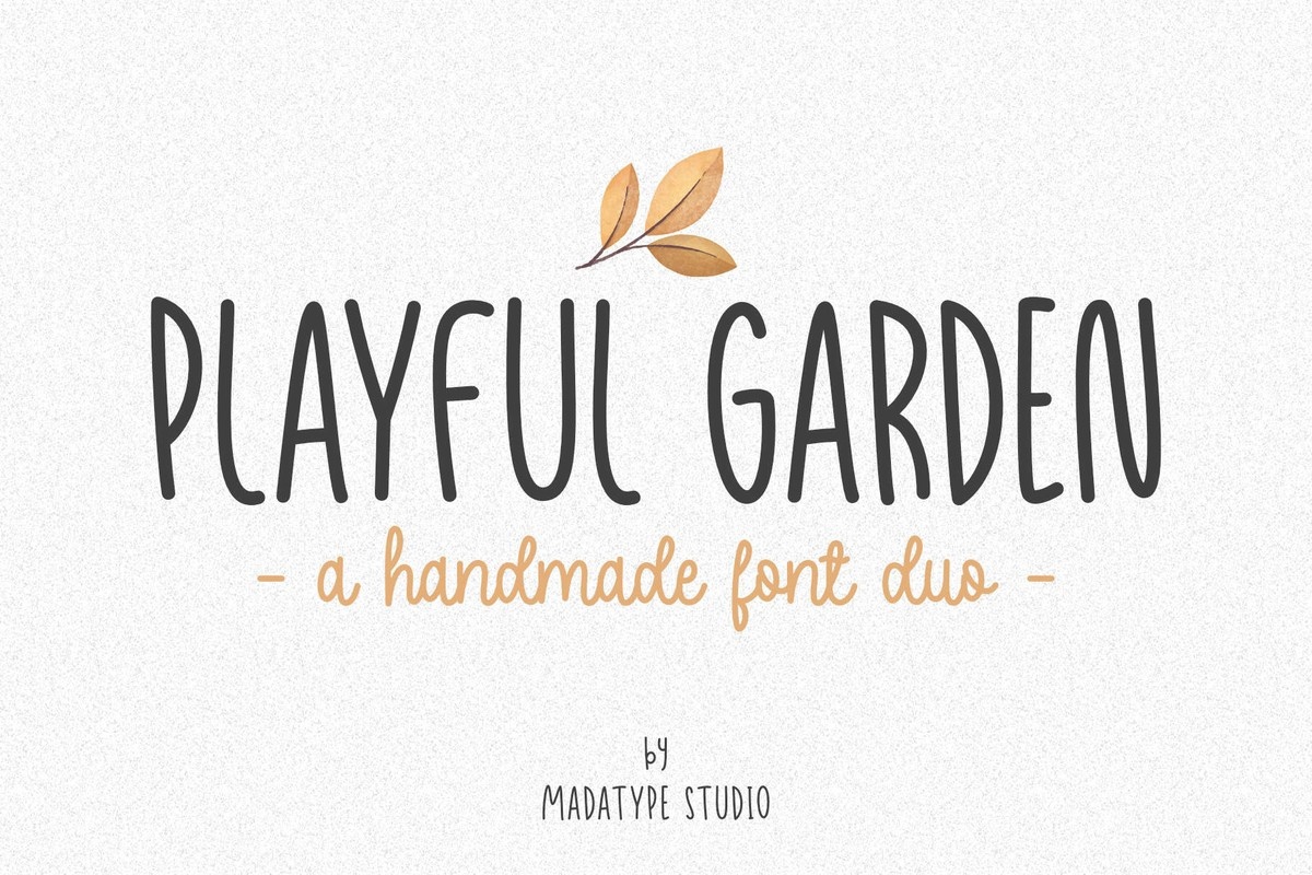 フォント Playful Garden