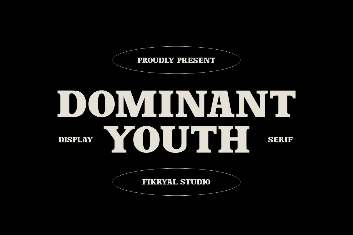 フォント Dominant Youth