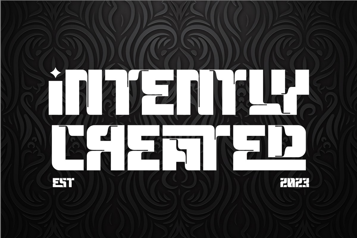 フォント Intently Created