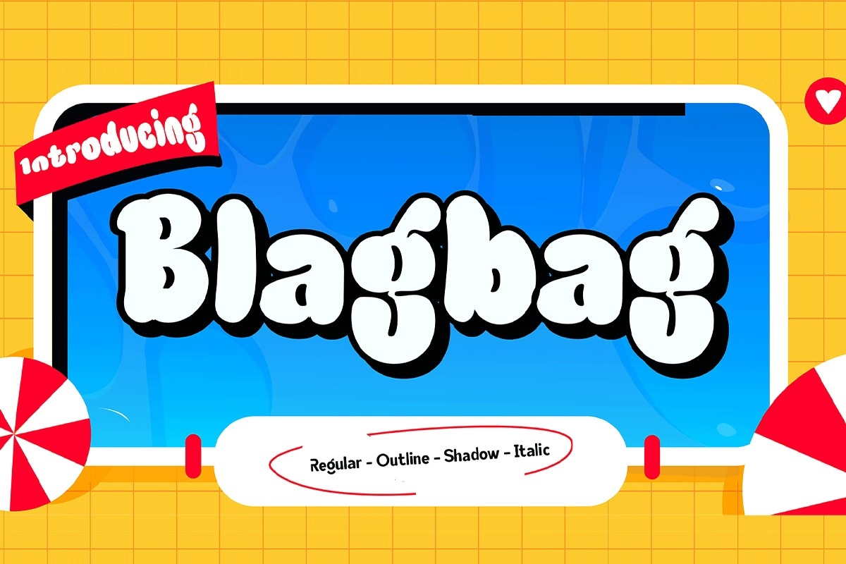 フォント Blagbag