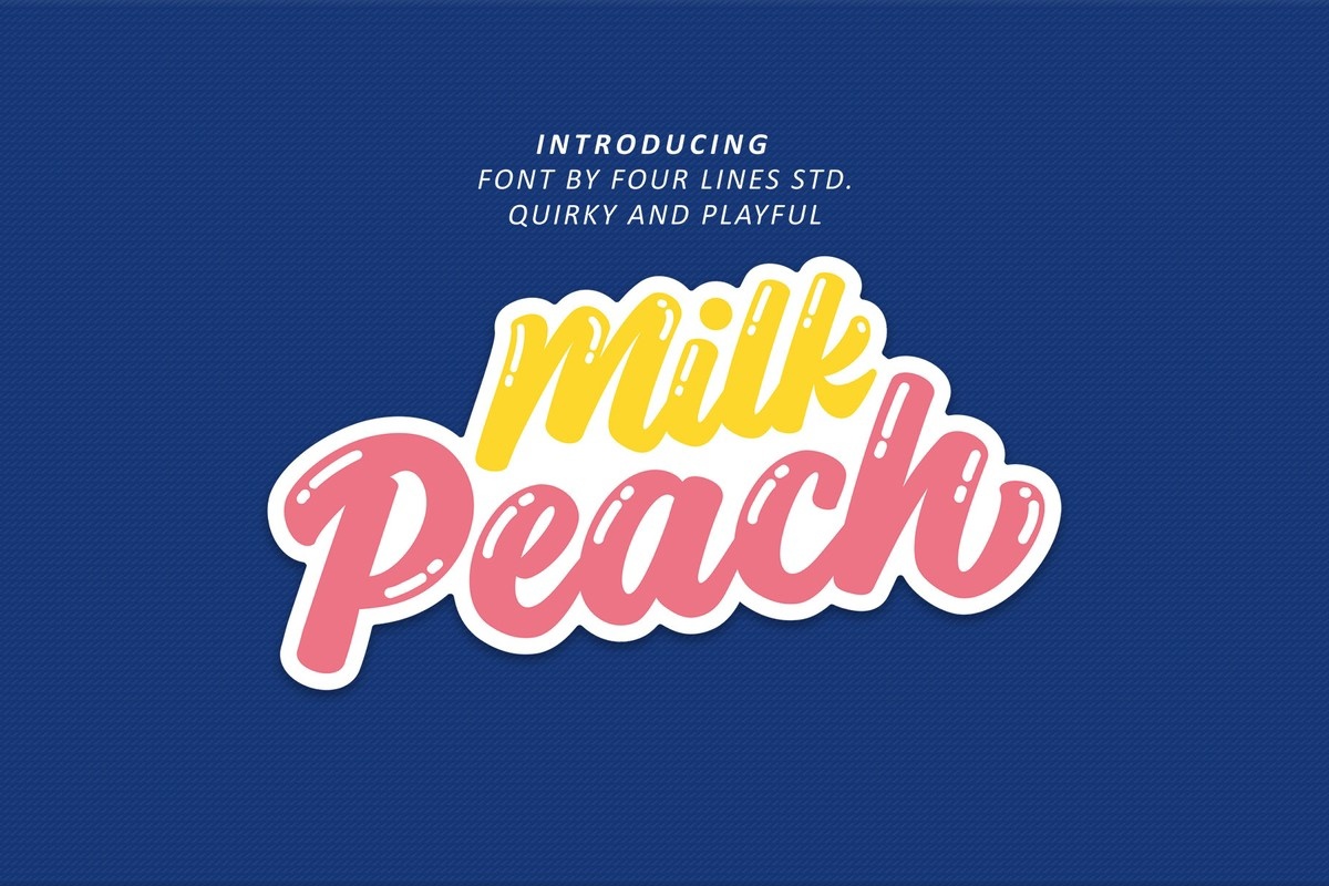 フォント Milk Peach