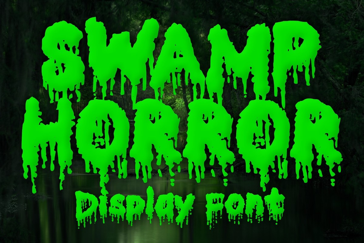 フォント Swamp Horror
