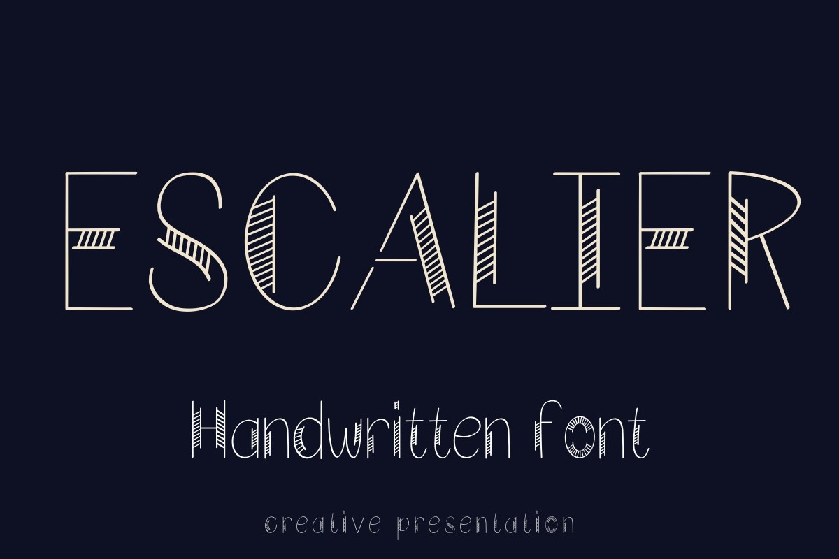 フォント Escalier