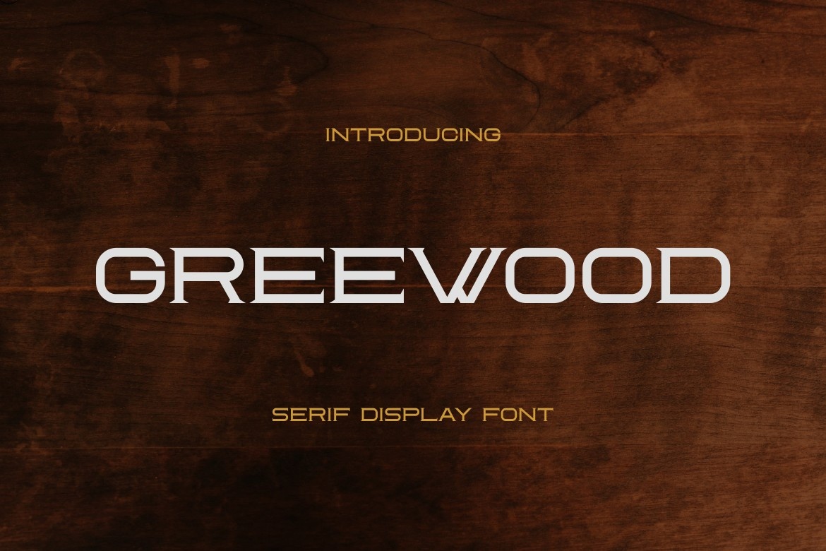 フォント Greewood
