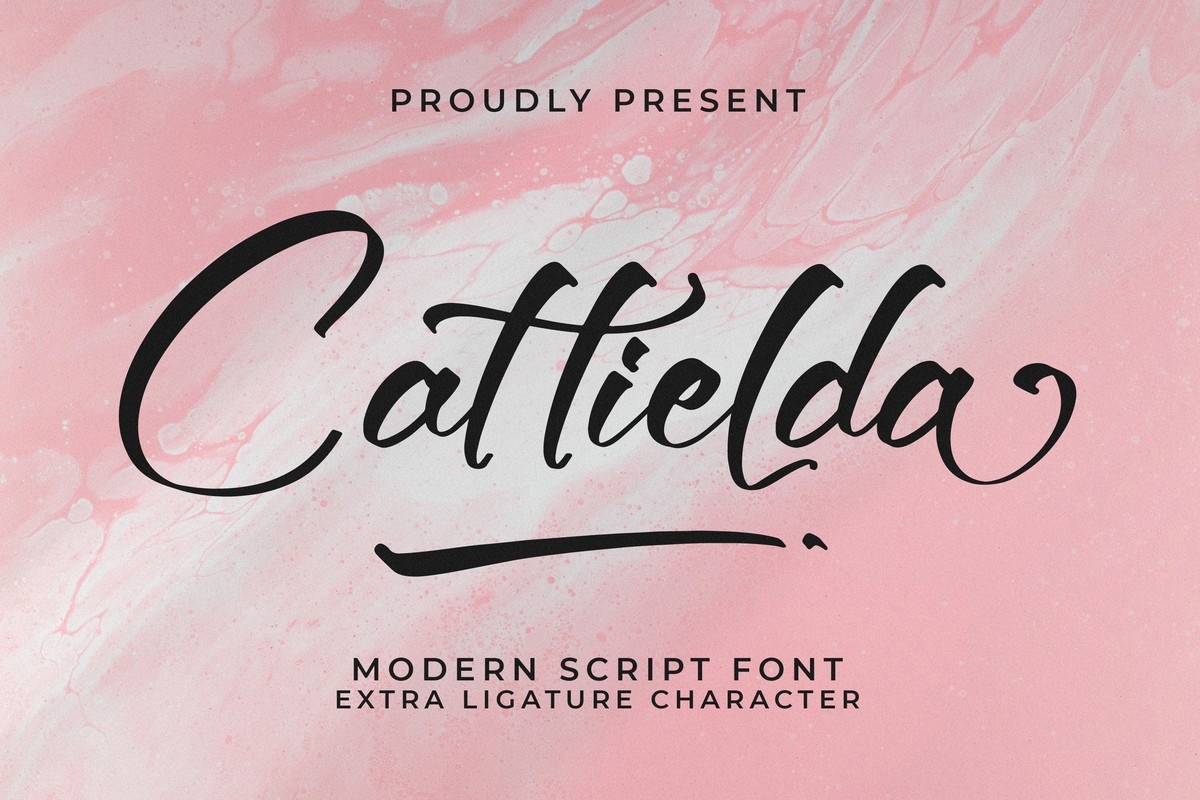 フォント Cattielda