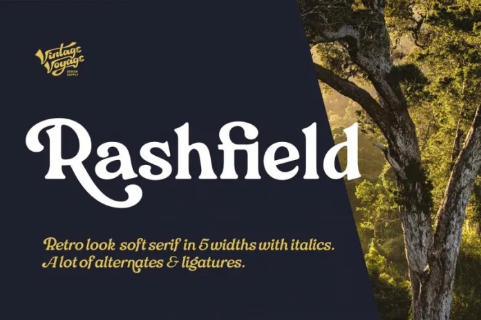 フォント Rashfield