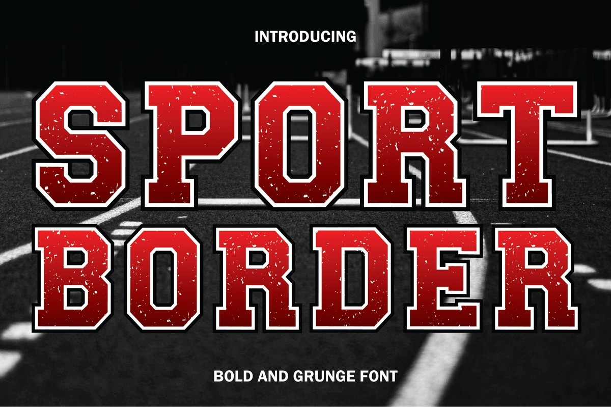 フォント Sport Border