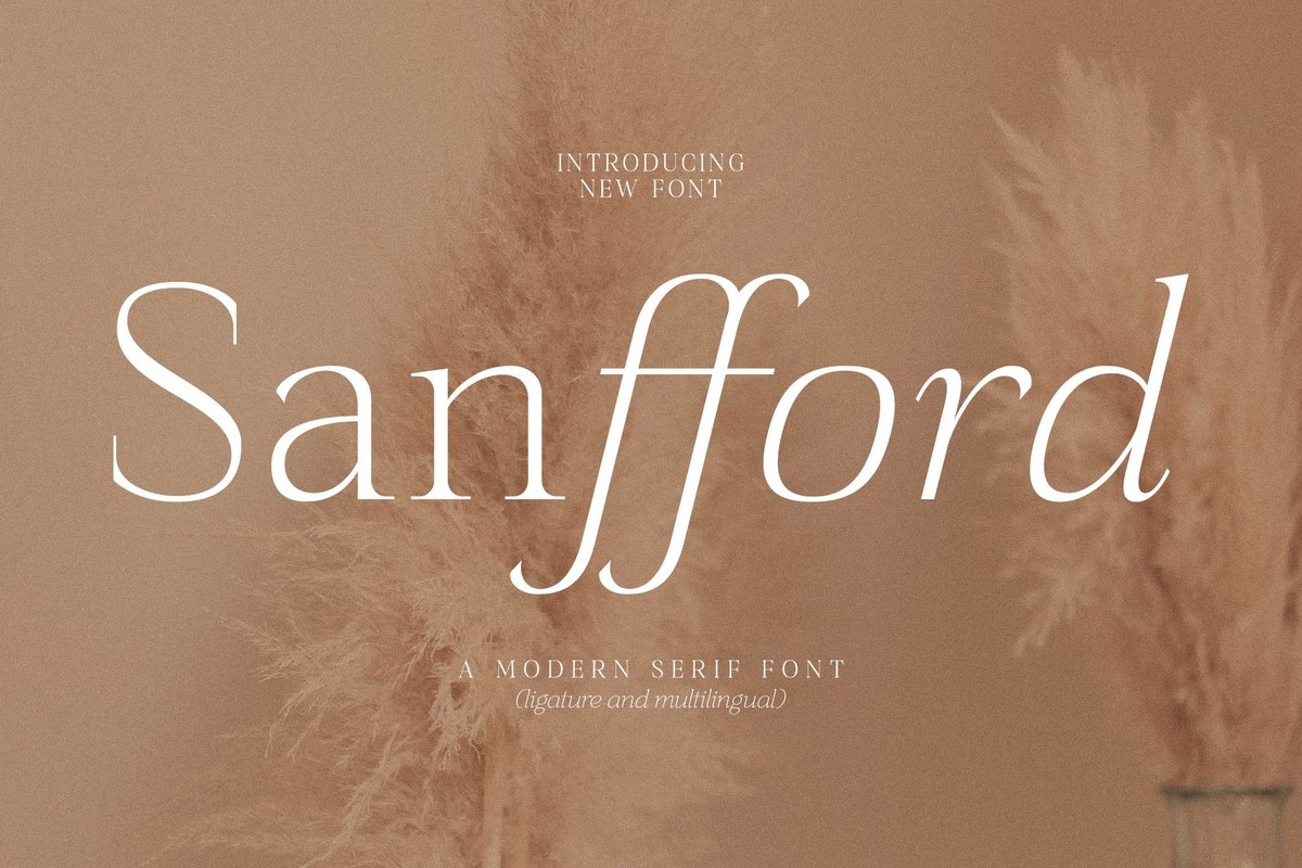 フォント Sanfford