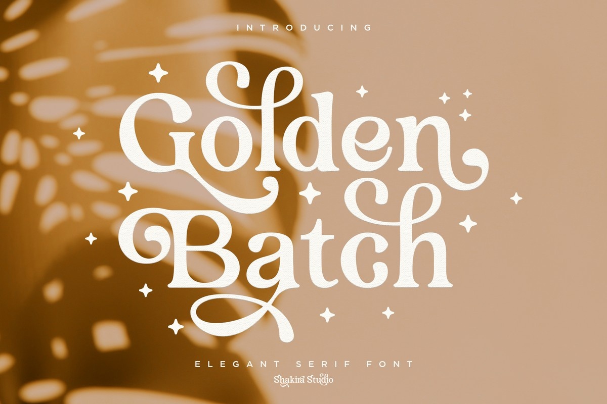 フォント Golden Batch