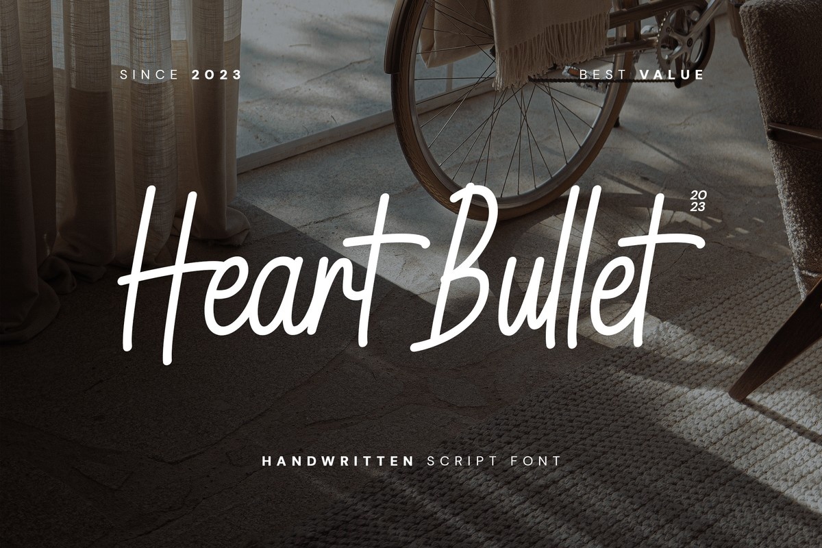 フォント Heart Bullet