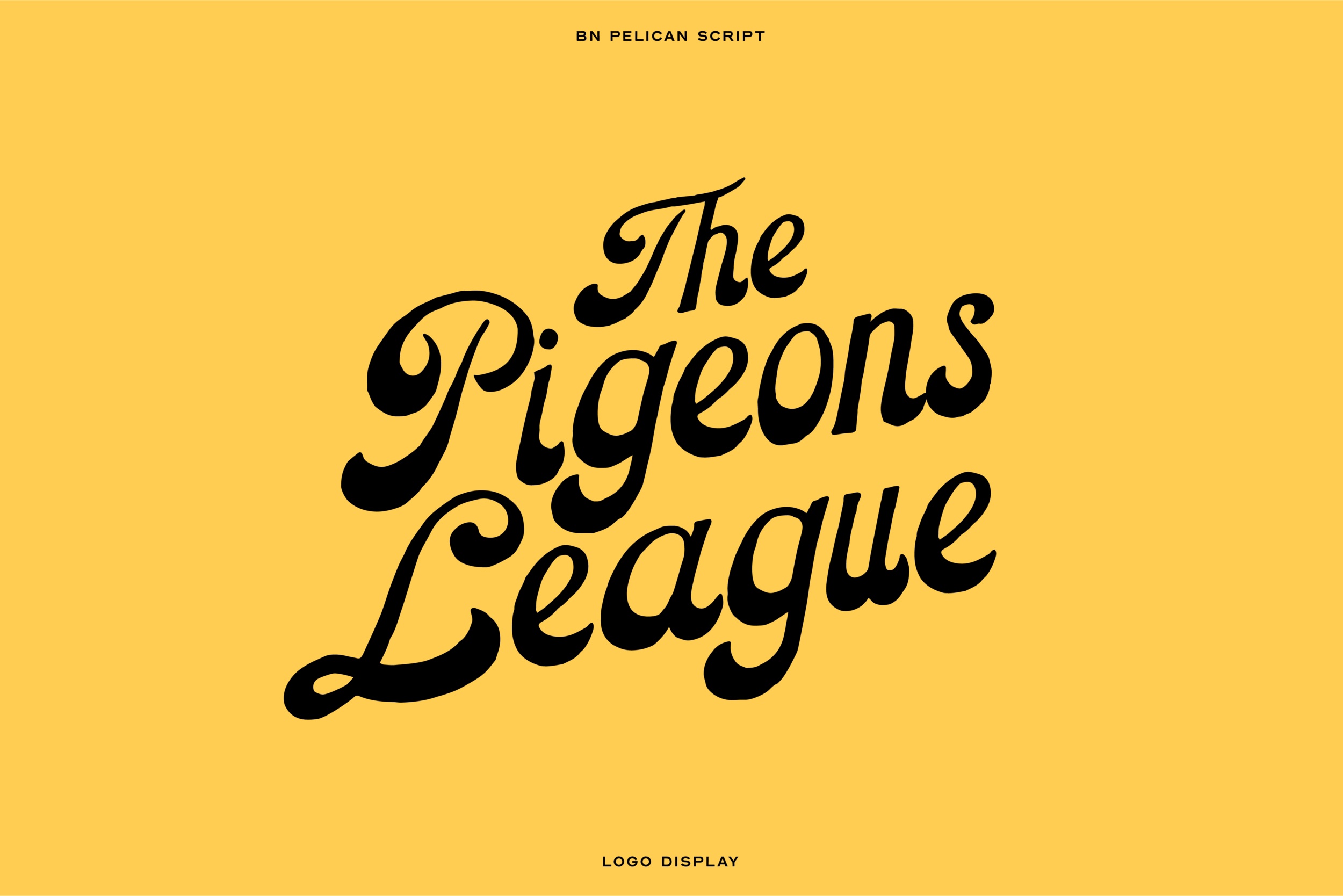 フォント BN Pelican Script