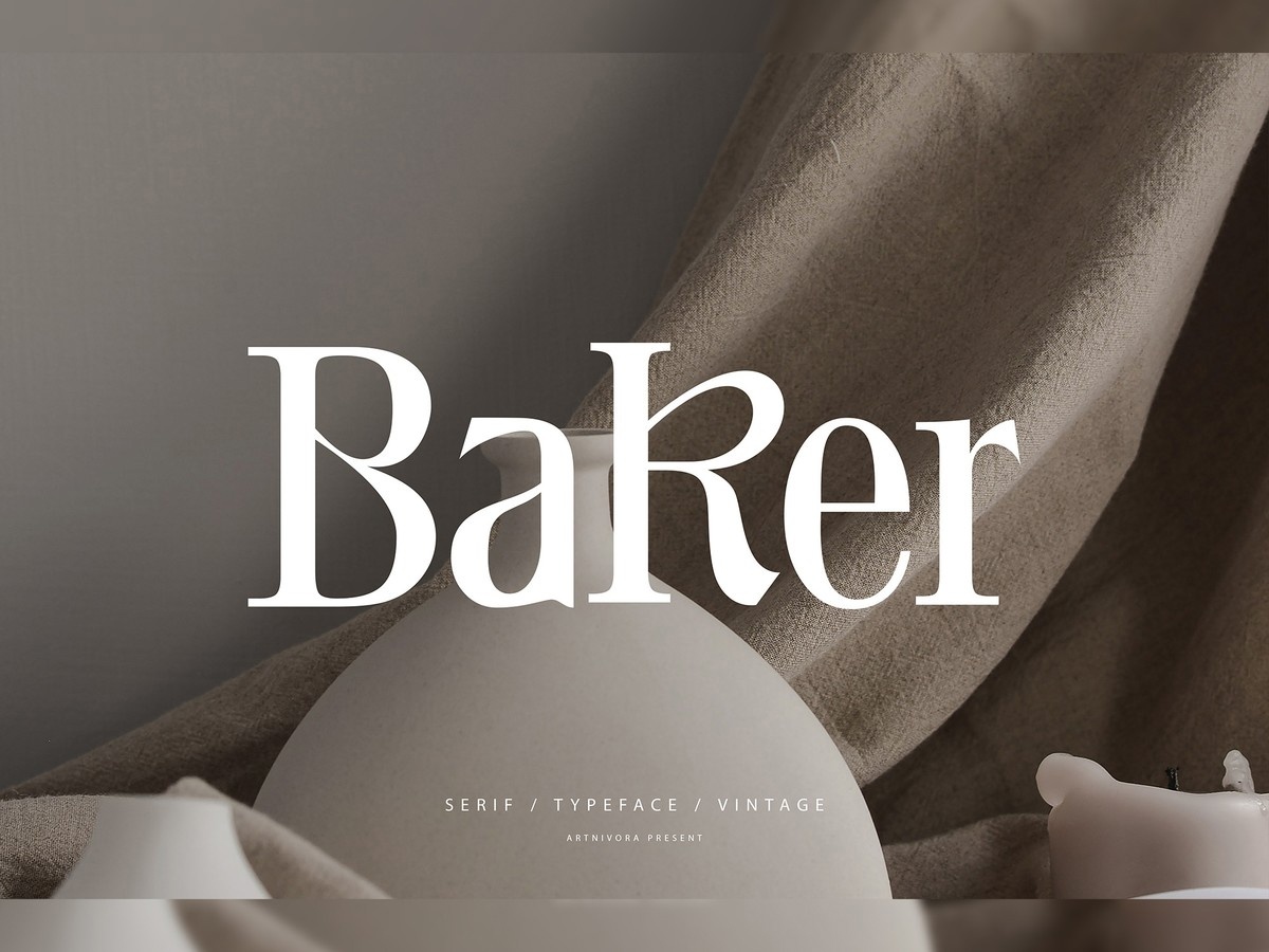 フォント Baker