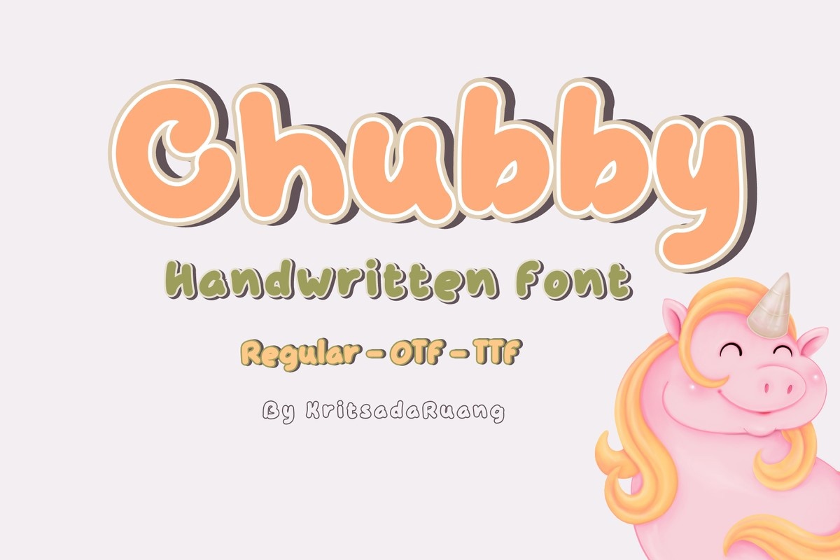 フォント Chubby