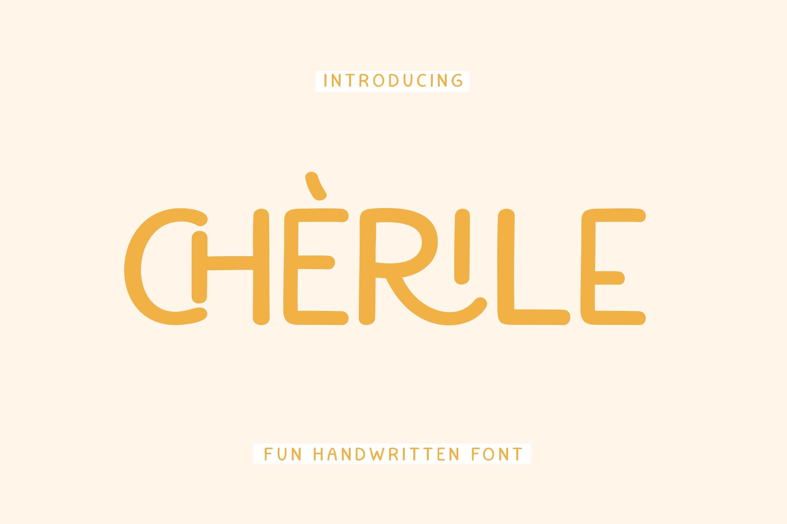 フォント Cherile