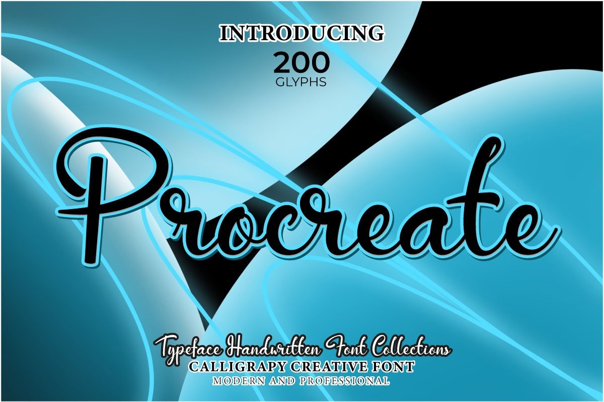 フォント Procreate