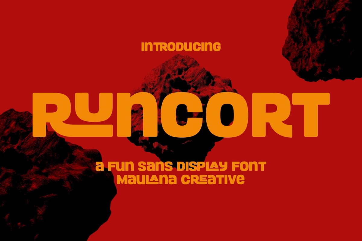 フォント Runcort