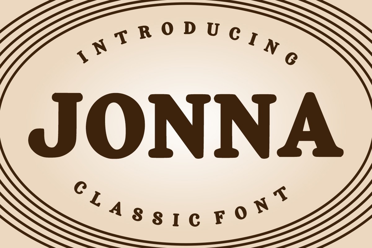 フォント Jonna