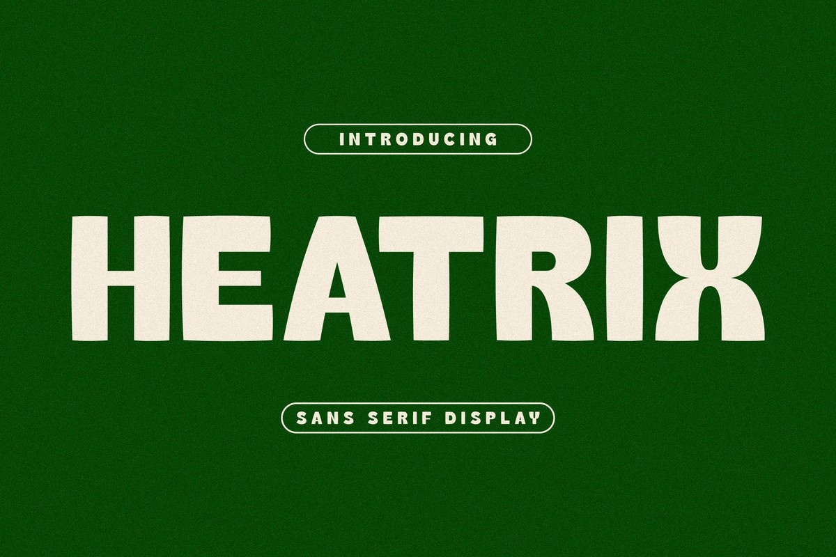 フォント Heatrix