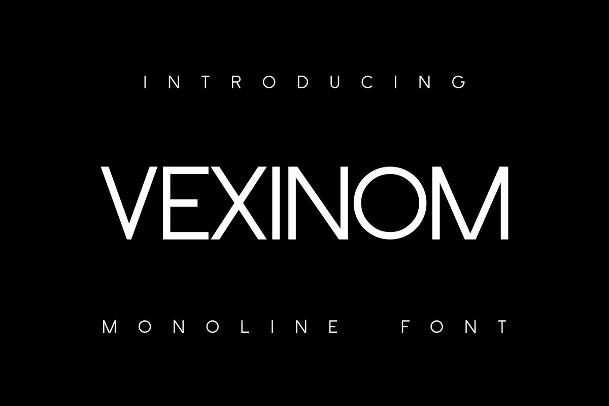 フォント Vexinom