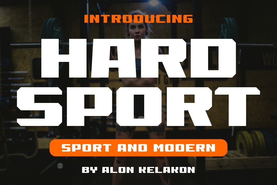 フォント Hard Sport