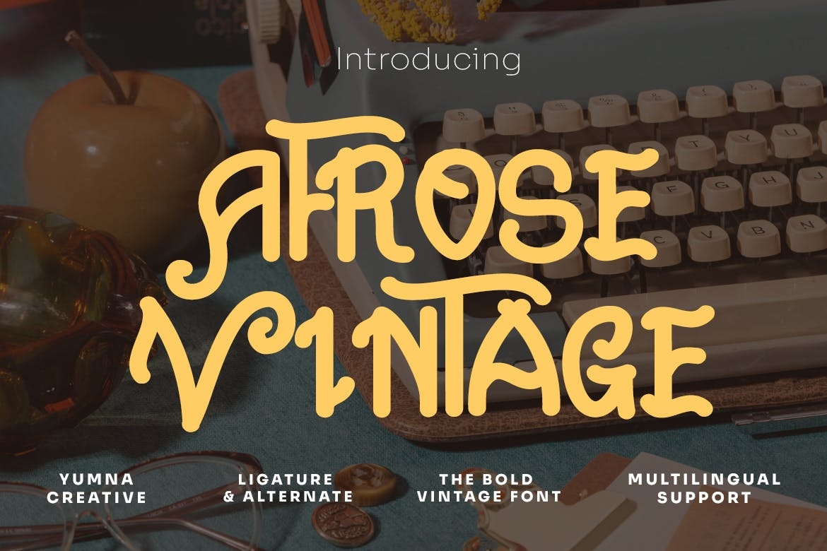 フォント Afrose Vintage