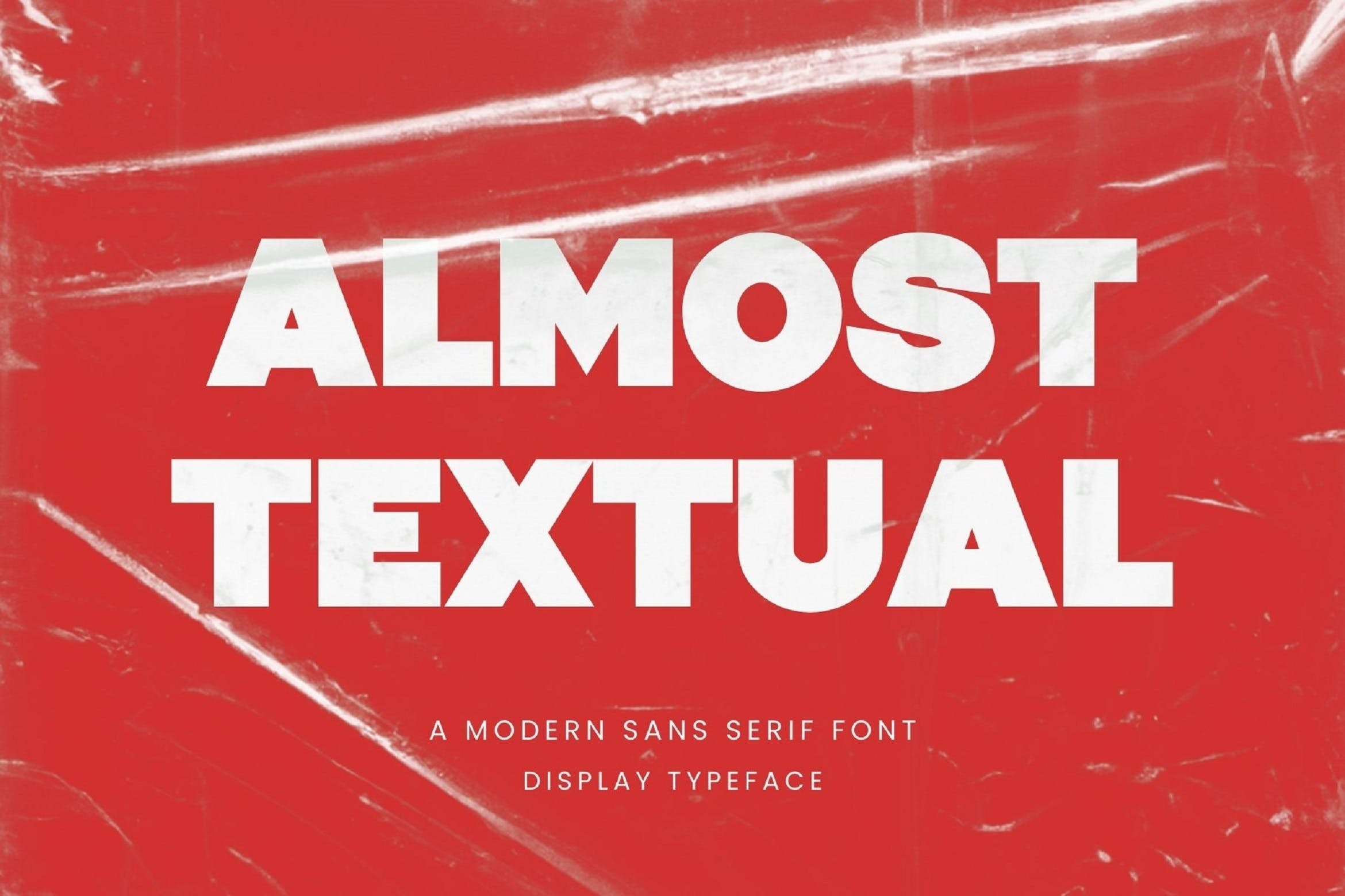 フォント Almost Textual