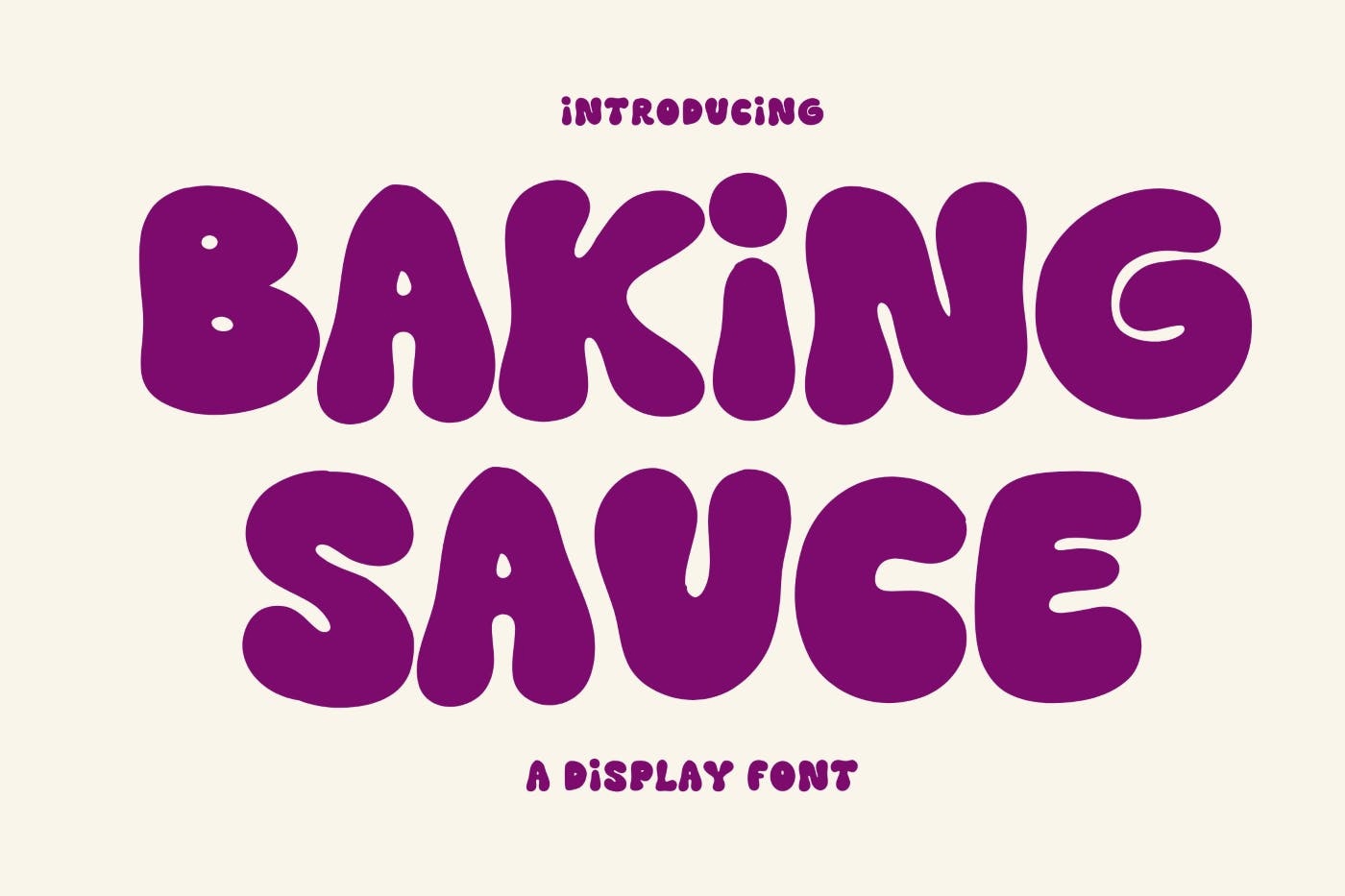 フォント Baking Sauce