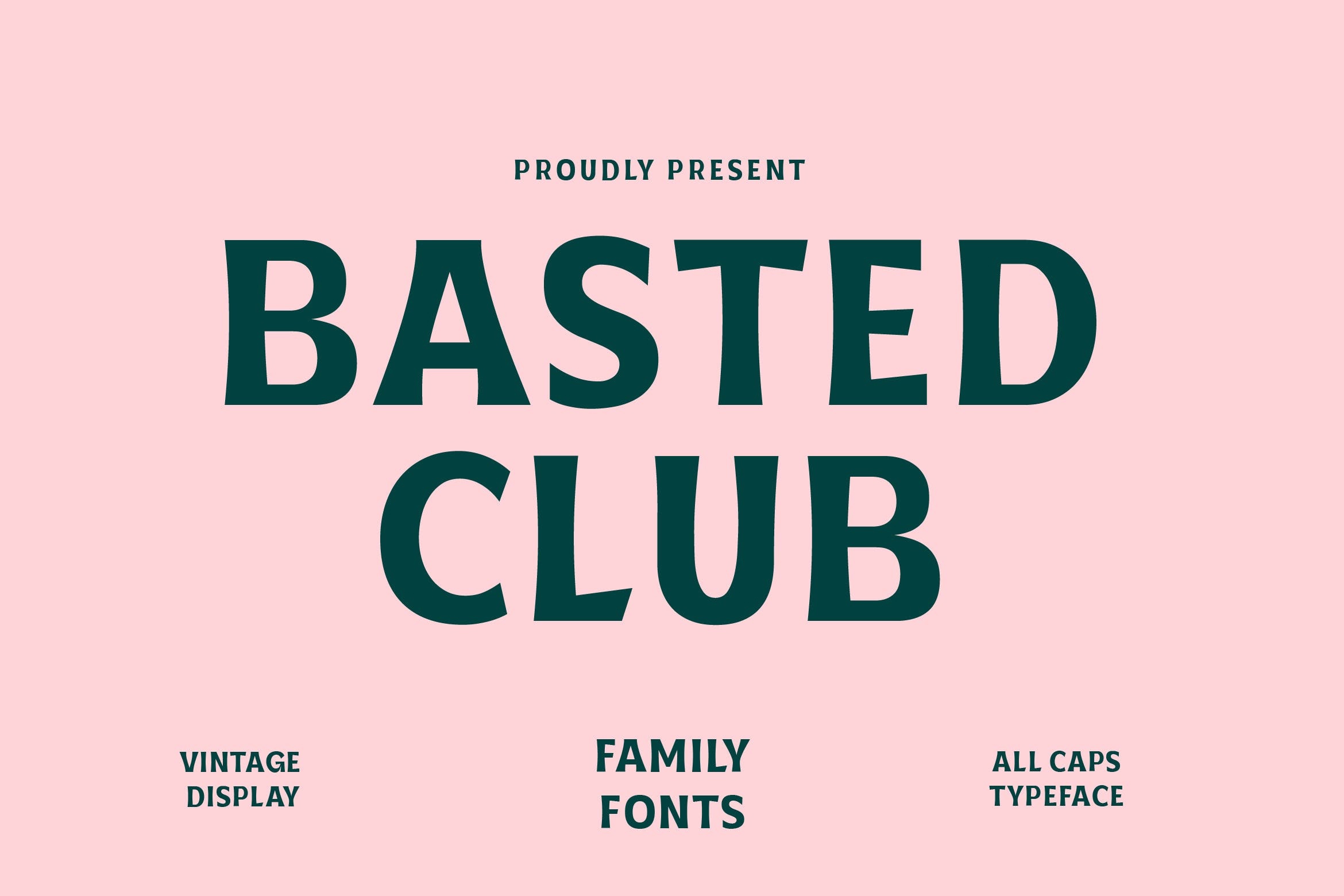 フォント Basted Clubs