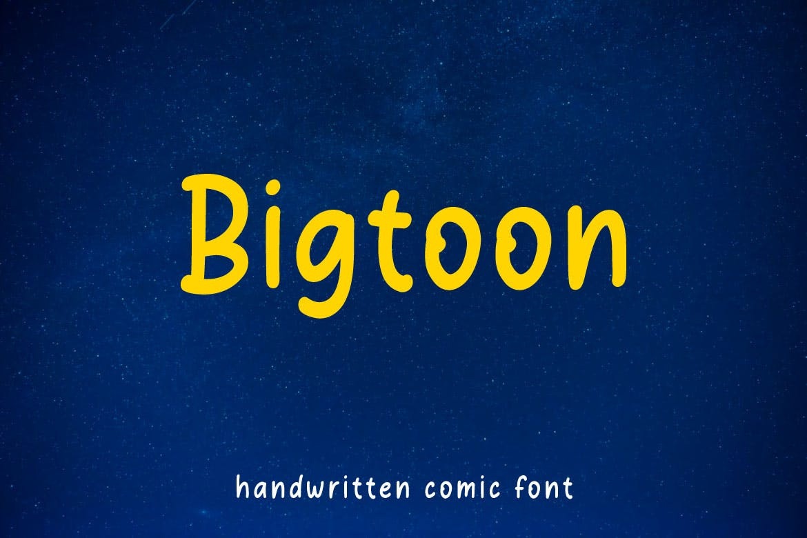 フォント Bigtoon