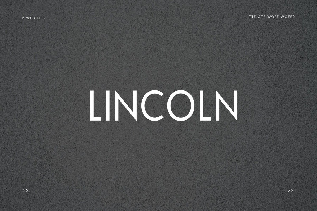 フォント Lincoln Display
