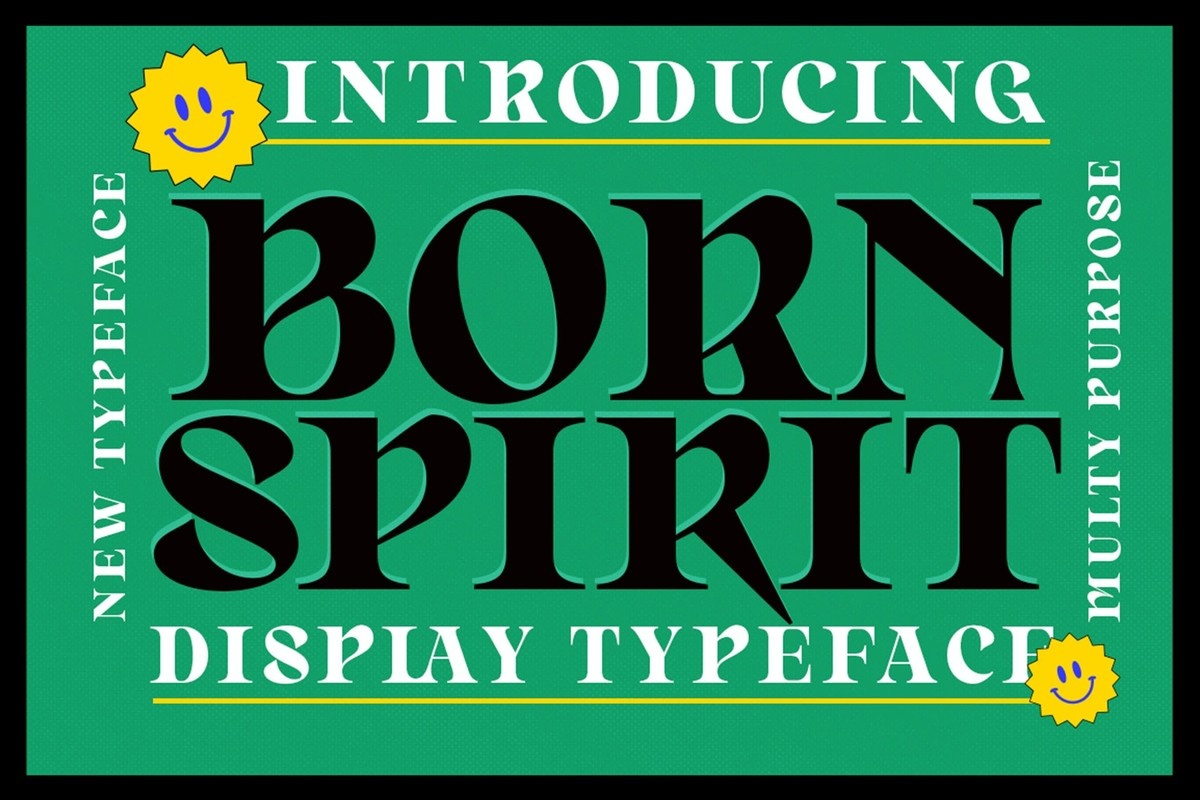 フォント Born Spirit