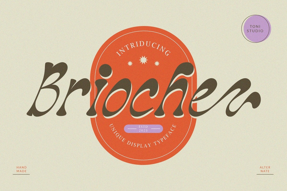 フォント Brioche