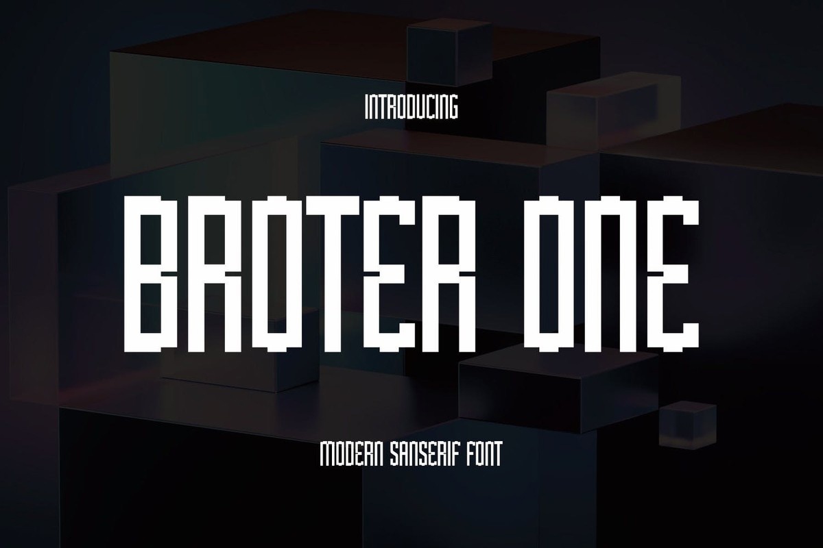 フォント Broter One