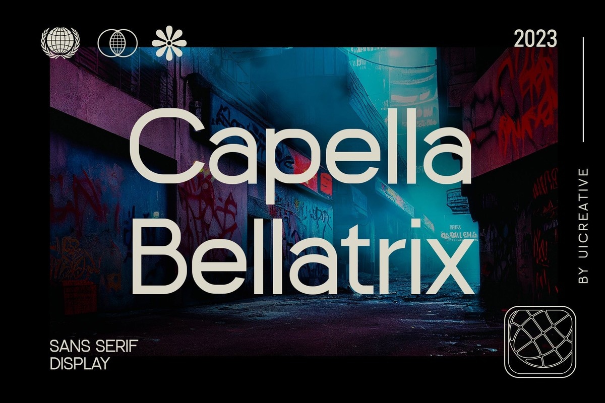 フォント Capella Bellatrix
