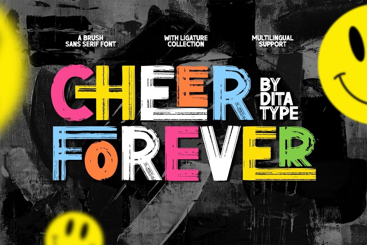 フォント Cheer Forever