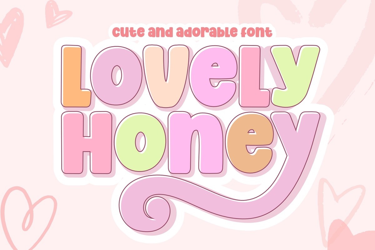 フォント Lovely Honey