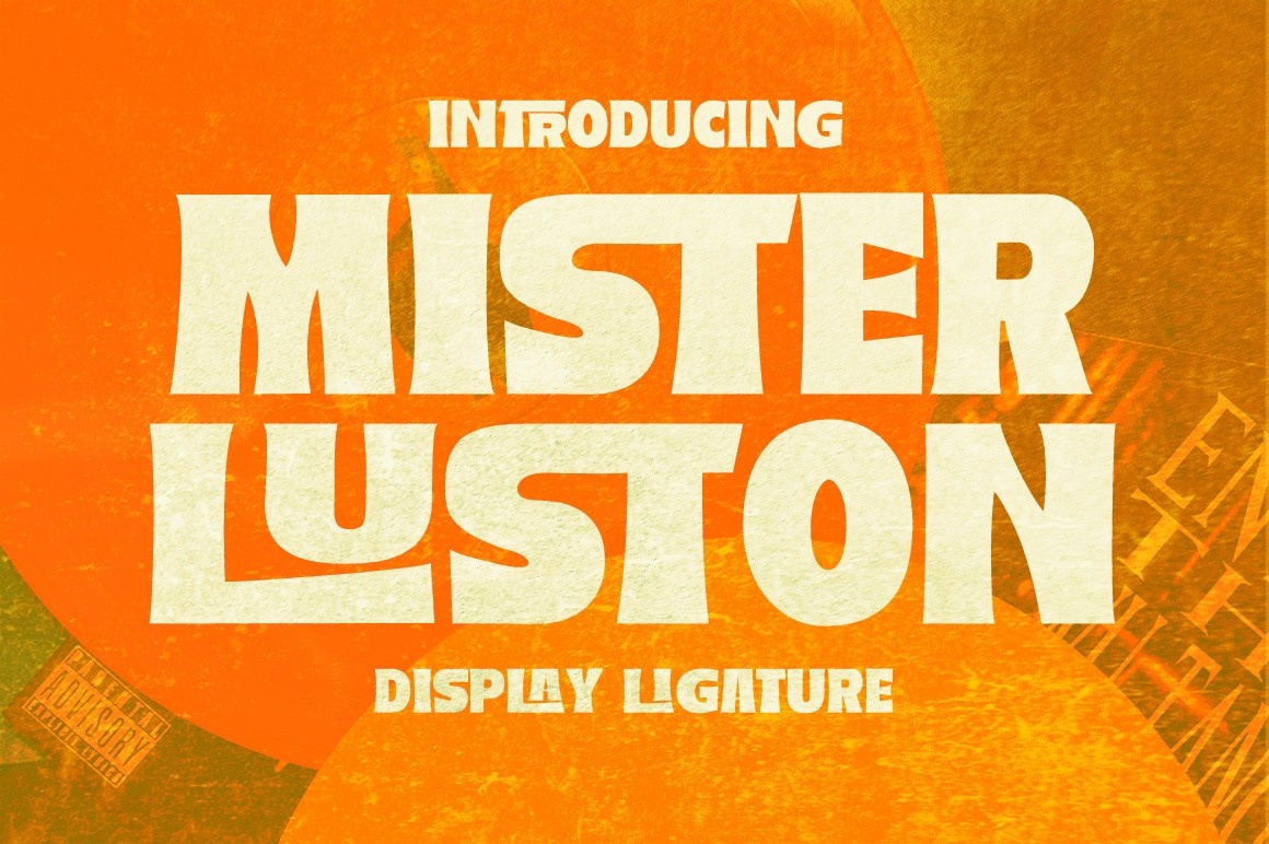 フォント Mister Luston