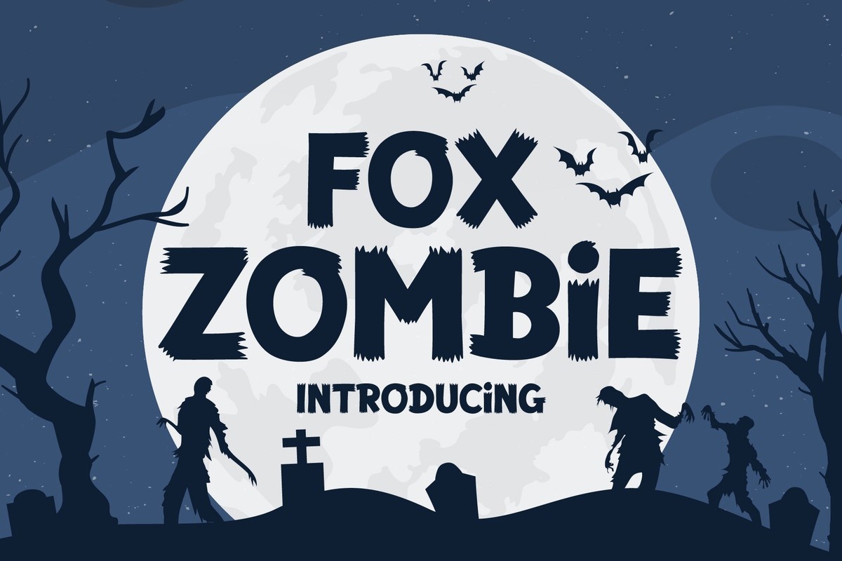 フォント Fox Zombie