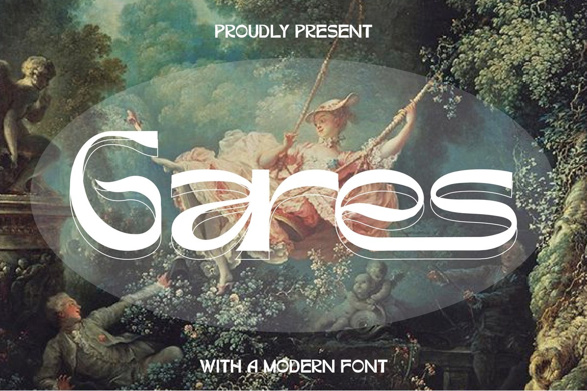 フォント Gares Modern Sans