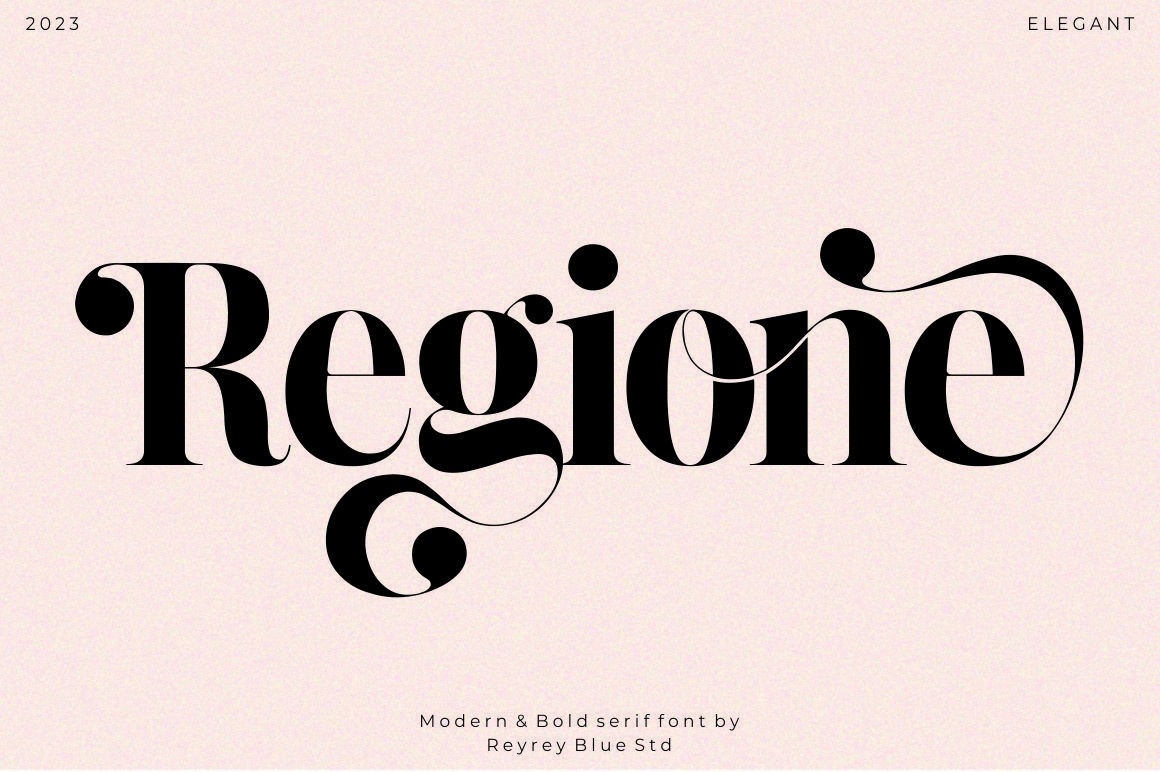 フォント Regione